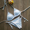 Image of Sexy Pure Color Bikini Set