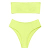 Image of High Cut Strapless Bikini Set