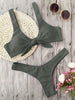 Image of Knotted Padded Thong Bikini Set