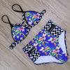 Image of 2018 New  High Waist   Push Up   Print Brazilian Bikini Set