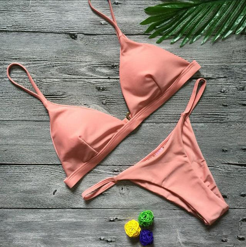 Strapless 2 Piece Beach Swimming Suits