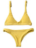 Image of Solid Color  Brazilian Bikini Set