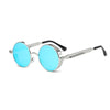 Image of Round Flat Mirror Sunglasses