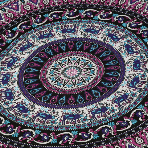 Round Beach Shower Towel