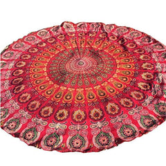 Round Beach Pool Home Shower Towel Blanket Table Cloth Yoga Mat