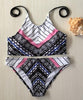 Image of High Neck Hollow Out Bathing Suit