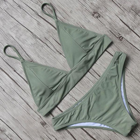 Pad Bra Bikinis Set
