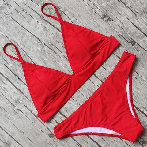 Pad Bra Bikinis Set