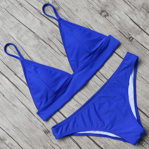 Pad Bra Bikinis Set