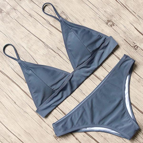 Pad Bra Bikinis Set