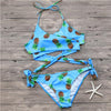 Image of Green Nature Printed Swimsuit