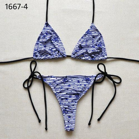 Sexy Solid Thong Bikini