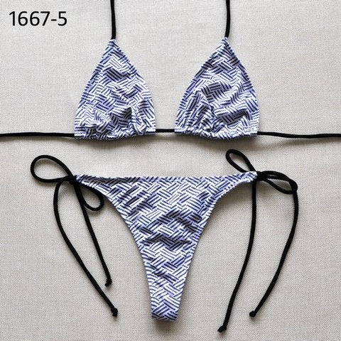Sexy Solid Thong Bikini