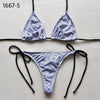 Image of Sexy Solid Thong Bikini