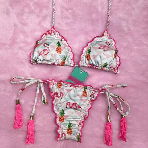 Printed Bikini  Set Push Up