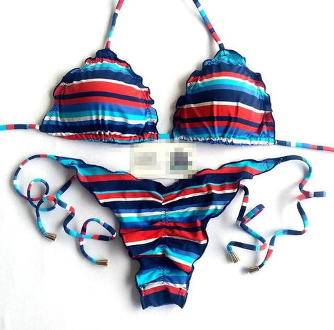Printed Bikini  Set Push Up