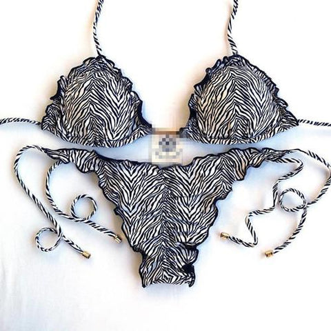 Printed Bikini  Set Push Up