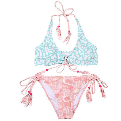 Handmade Crochet Bikini Push Up Bikini Set