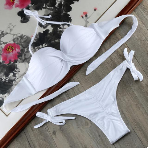 Scrunch Butt  Beach Women Plus Size Underwire Bikini Set