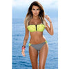 Image of Yellow Floral Bikini Set