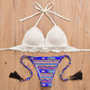 Image of New Vintage Crochet Handmade Knitted Bathing Suit