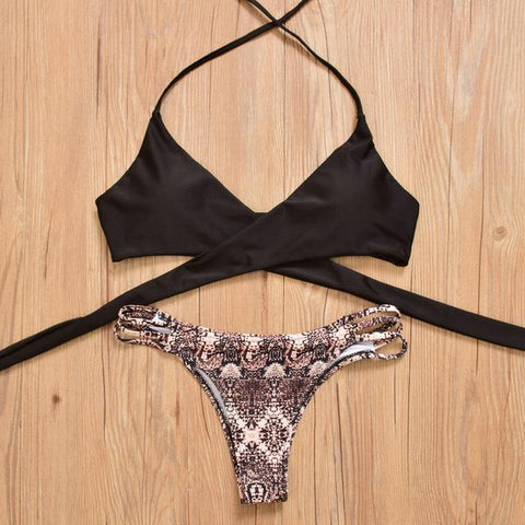 New Vintage Crochet Handmade Knitted Bathing Suit