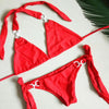 Image of Diamond Swimsuit Crystal Rhinestone Bikini Set