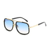 Image of Unisex Square Mirror Sunglasses