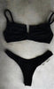 Image of One-Word Neck Brazilian Bikini Set