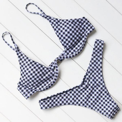 Sexy Push Up Underwire  Bikinis Set