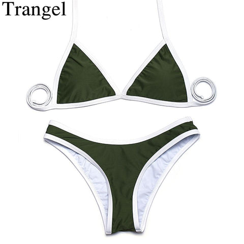 Triangle High cCut Bikinis Set