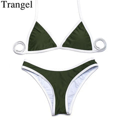 Triangle High cCut Bikinis Set