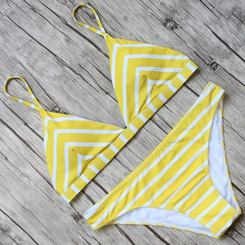 Pad Bra Bikinis Set