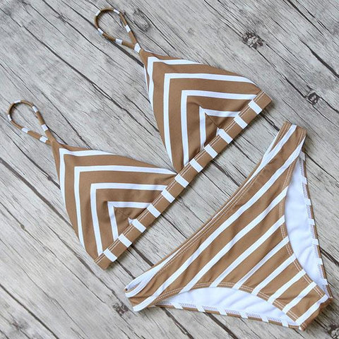 Pad Bra Bikinis Set