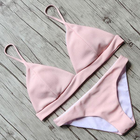 Pad Bra Bikinis Set