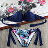 Image of Scrunch Butt  Beach Women Plus Size Underwire Bikini Set
