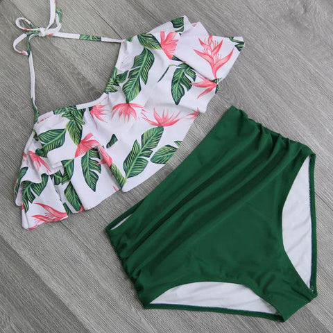 Double Ruffle Swimwear