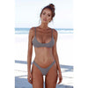 Image of Solid Swimwear Brazilian Bikini Set
