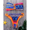 Image of String Reversible  Halter High Neck Bikini Set