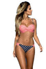 Image of Plaid  Summer Retro Brazilian Bathing Suits