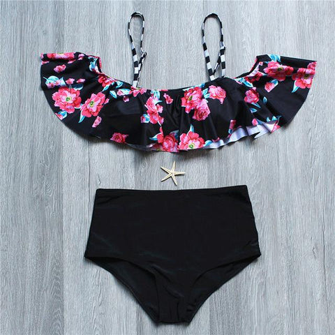 Brazilian High Waist  Plus Size  Bikini Set