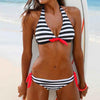 Image of Top Plaid Brazilian Bikini Set
