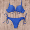 Image of Cut Out Halter Beach Bikini Set