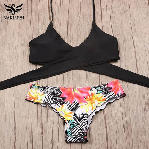 Sexy Cross Brazilian Bikini Set