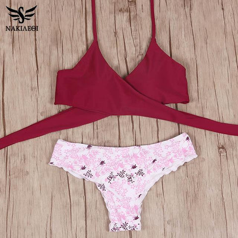 Sexy Cross Brazilian Bikini Set
