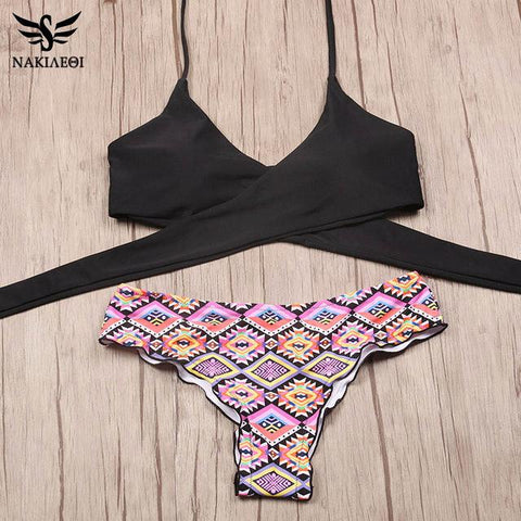 Sexy Cross Brazilian Bikini Set