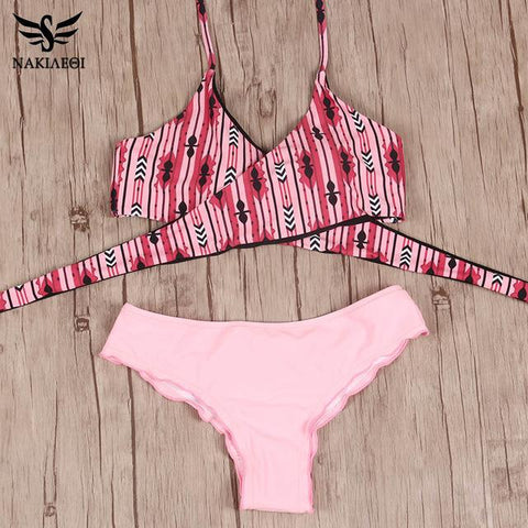 Sexy Cross Brazilian Bikini Set