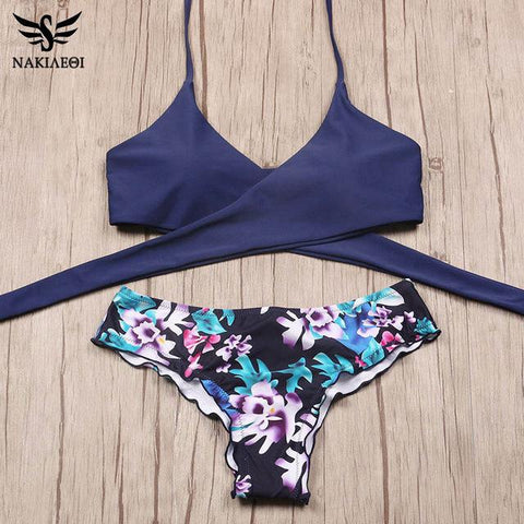 Sexy Cross Brazilian Bikini Set