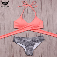 Sexy Cross Brazilian Bikini Set