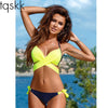 Image of Cross Halter Brazilian Bikini Set